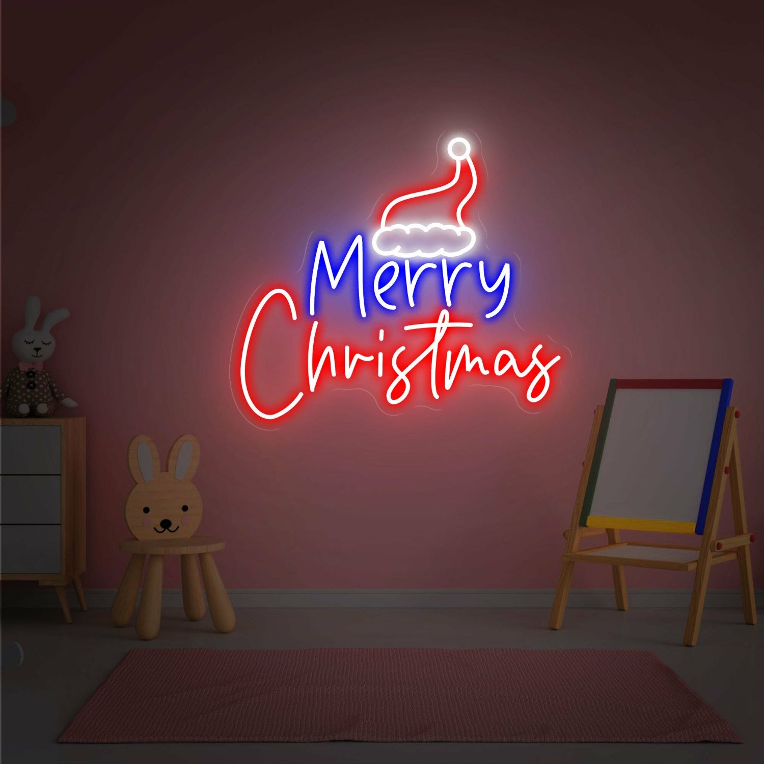 Merry Christmas Neon Sign Led Sign For Enchanting Home Office | Shineneon