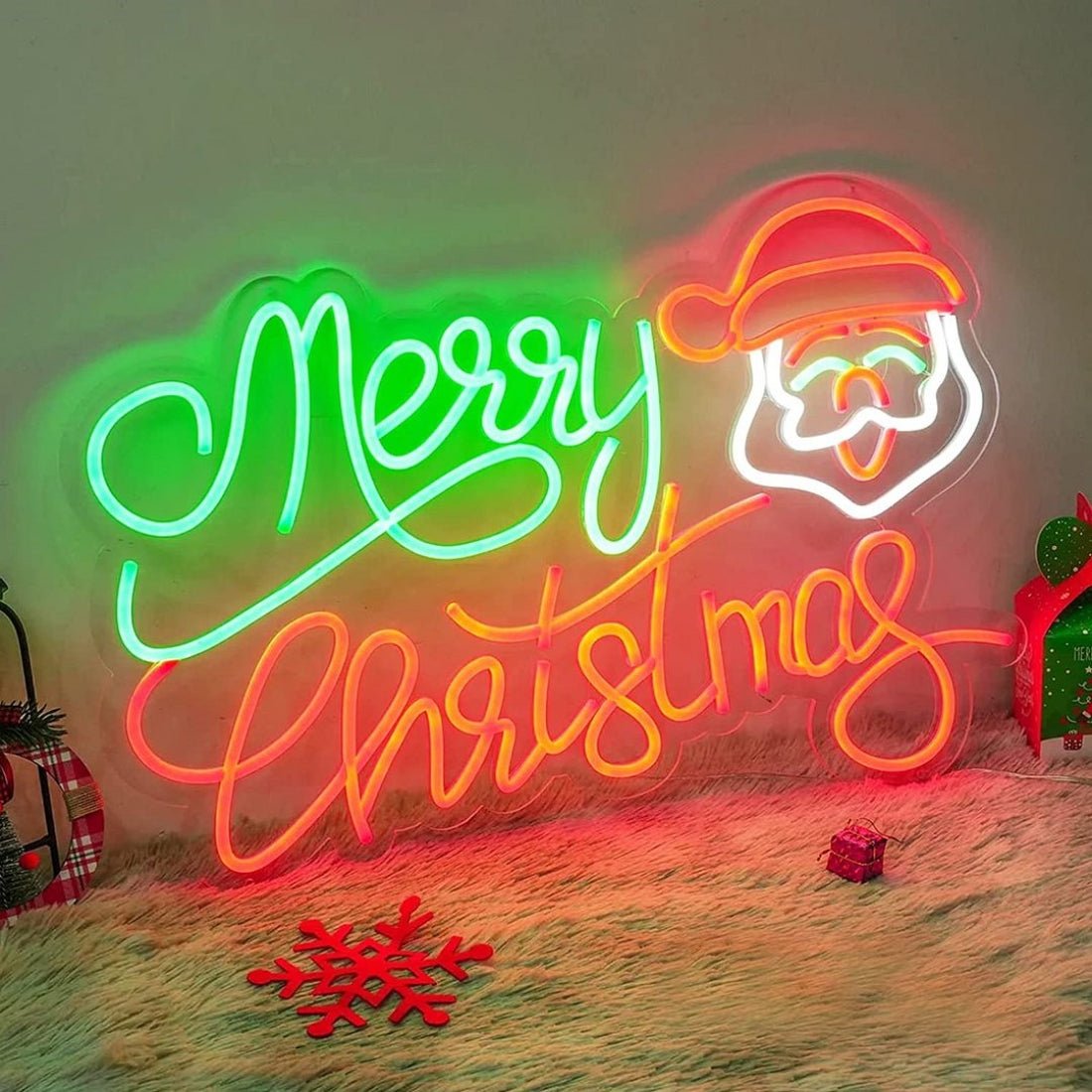 Merry Christmas Santa Claus Led Sign Business Neon Sign - Shineneon