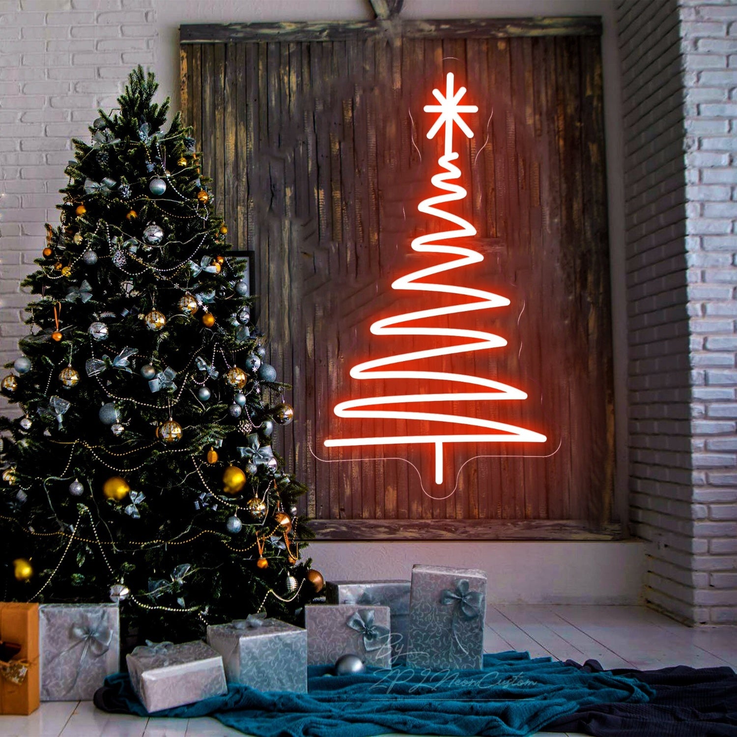 Merry Christmas Tree Neon Sign Christmas Decorations | Shineneon