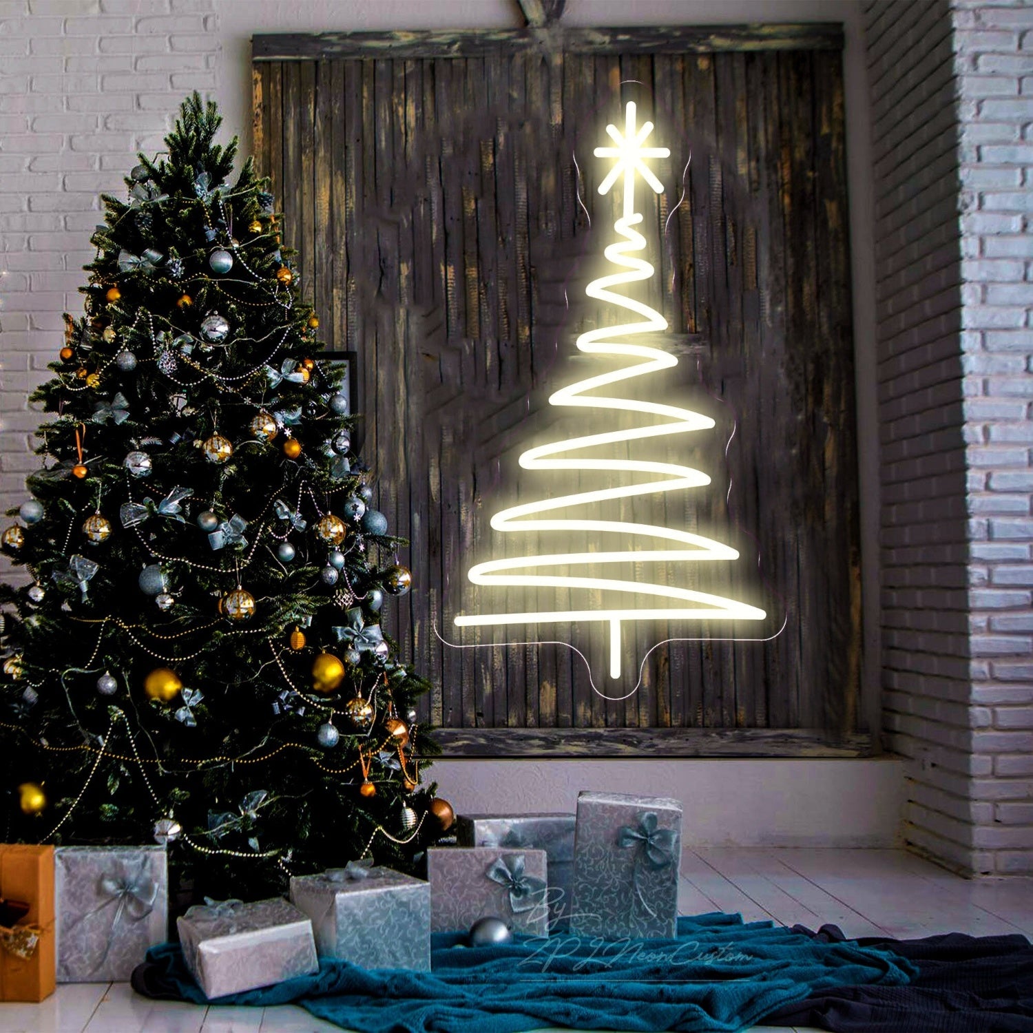 Merry Christmas Tree Neon Sign Christmas Decorations | Shineneon