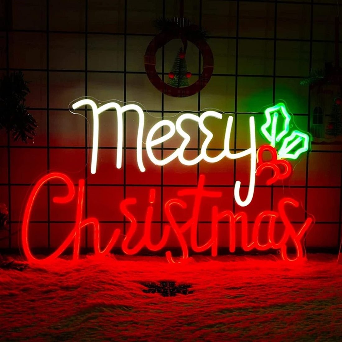 Merry Christmas With Carrot Led Sign Business Neon Sign - Shineneon