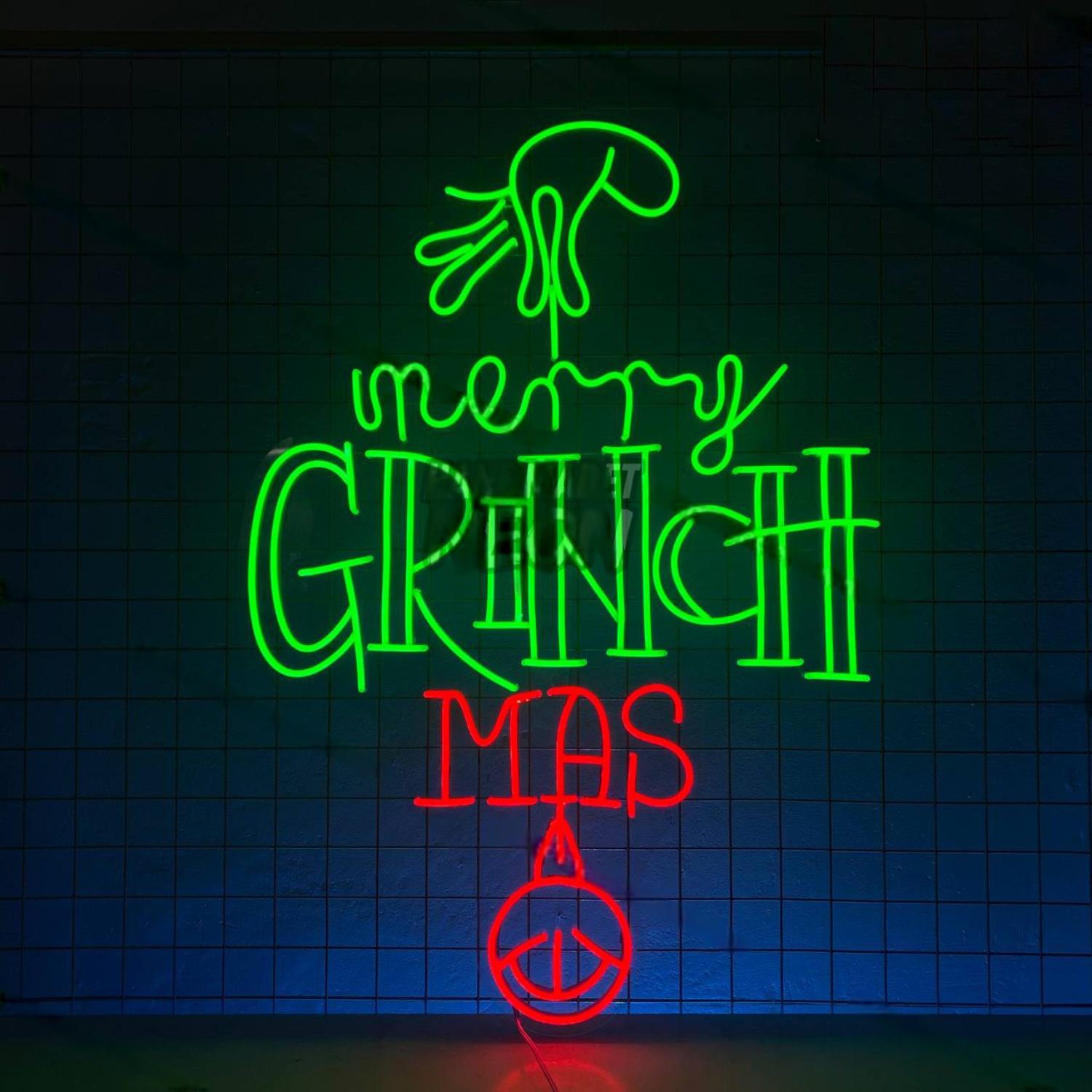Merry Grinchmas Led Neon Sign Christmas Party Decor Gifts | Shineneon