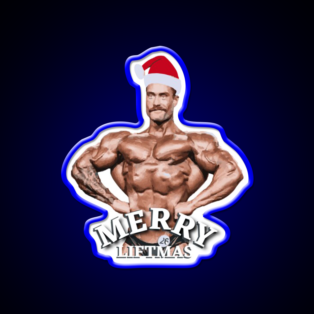 Merry Liftmas Gym Fitness Led Neon Sign Rgb Color