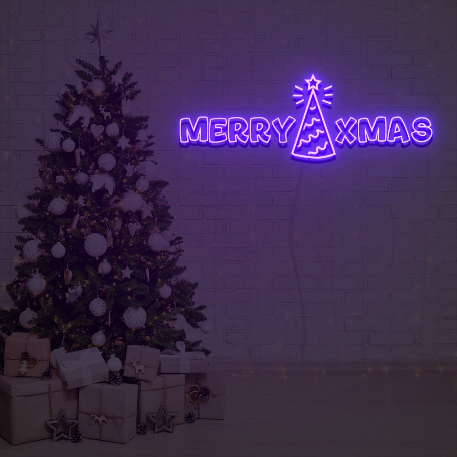 Merry Xmas Neon Sign Fashion Neon Sign For Home Party | Shineneon