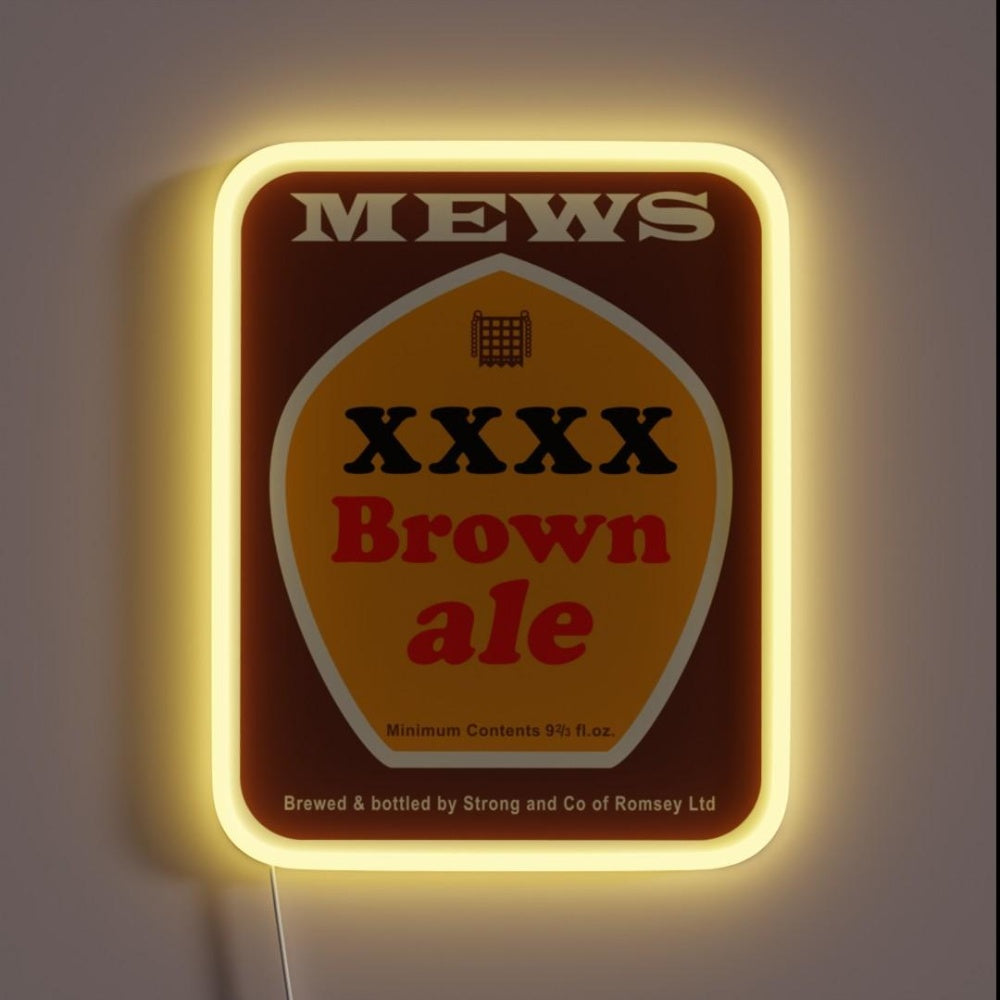 Mew Langtons Brown Ale Rgb Led Neon Sign