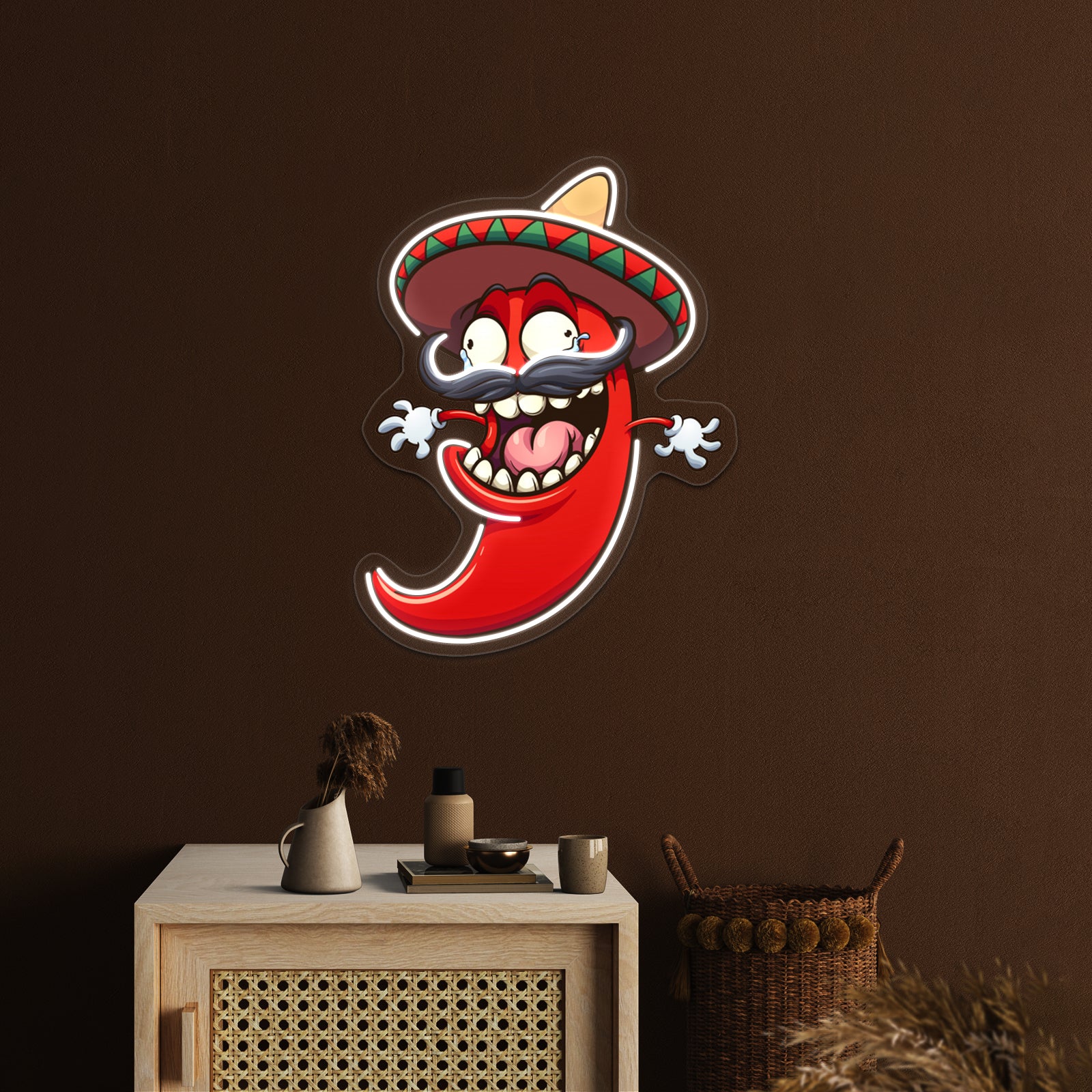 Mexican Chili Pepper Wall Artwork Neon Signs | Shineneon