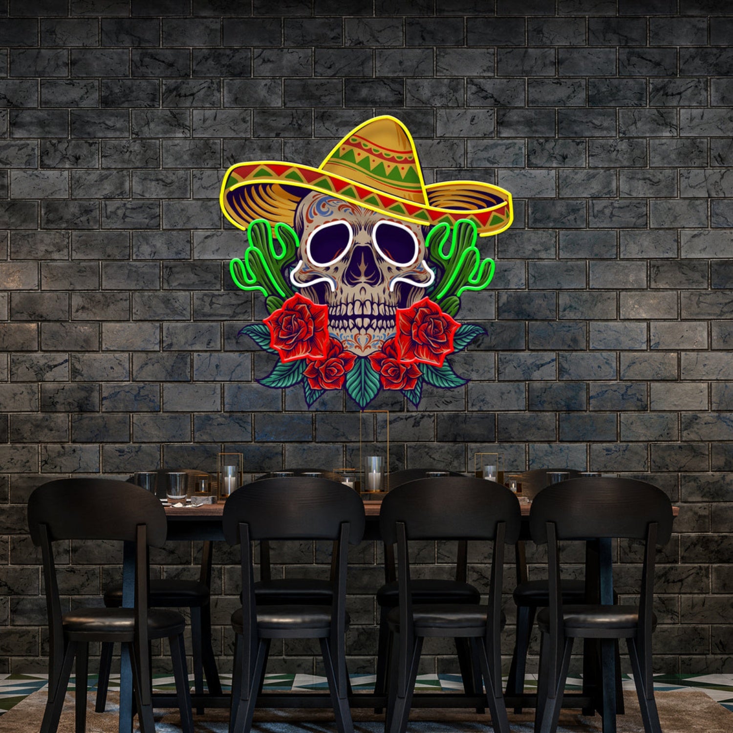 Mexican Food Restaurants Acrylic Artwork Led Neon Sign | Shineneon