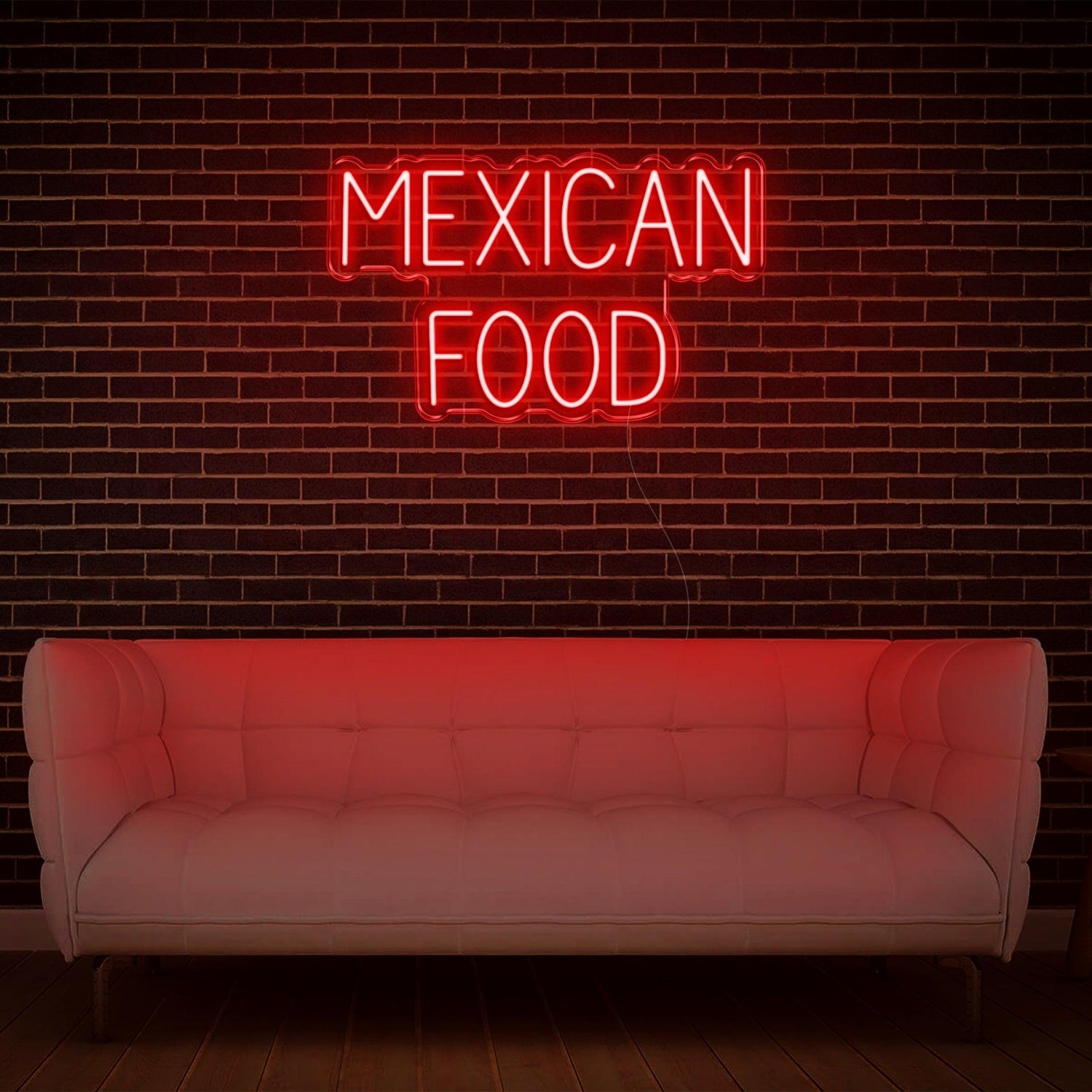 Mexican Food Warm Yellow Retro Led Neon Sign For Cafe Restaurant Wall Decor | Shineneon