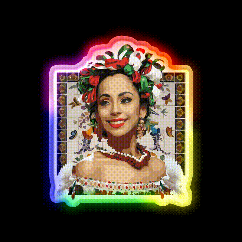 Mexican Party Drink Tequila Led Neon Sign Rgb Color - LED neon sign close-up detail