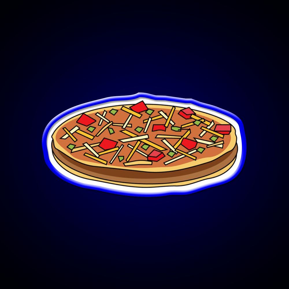 Mexican Pizza Fast Food Led Neon Sign For Burger Place Rgb Color - Shineneon
