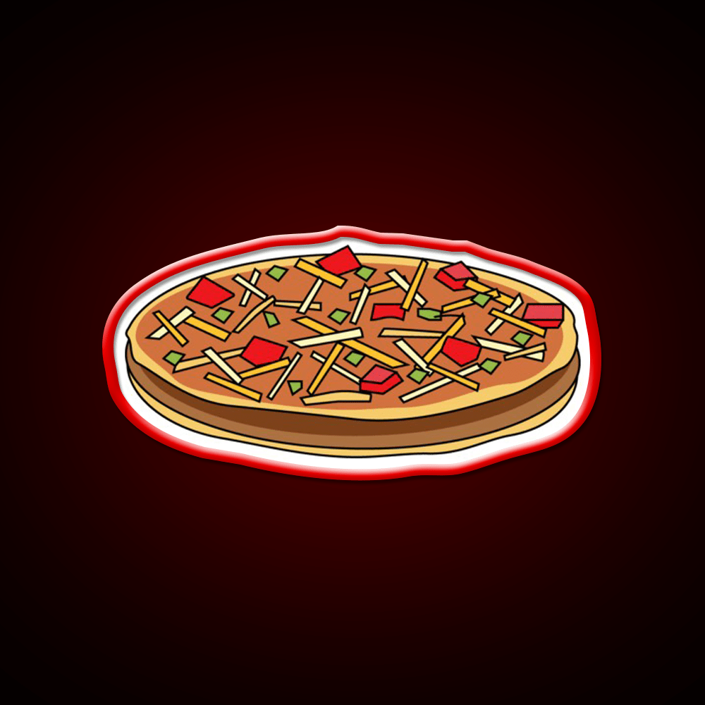 Mexican Pizza Fast Food Led Neon Sign For Burger Place Rgb Color - Shineneon