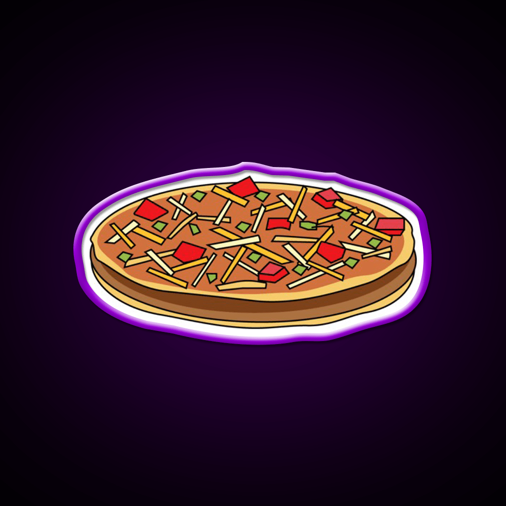 Mexican Pizza Fast Food Led Neon Sign For Burger Place Rgb Color - Shineneon