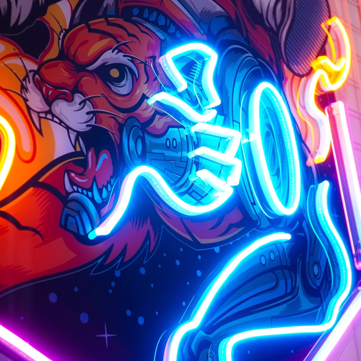 Mexican Skull Sombrero Cactus Multicolor Uv Printed Led Neon Sign For Restaurant Cafe Decor | Shineneon