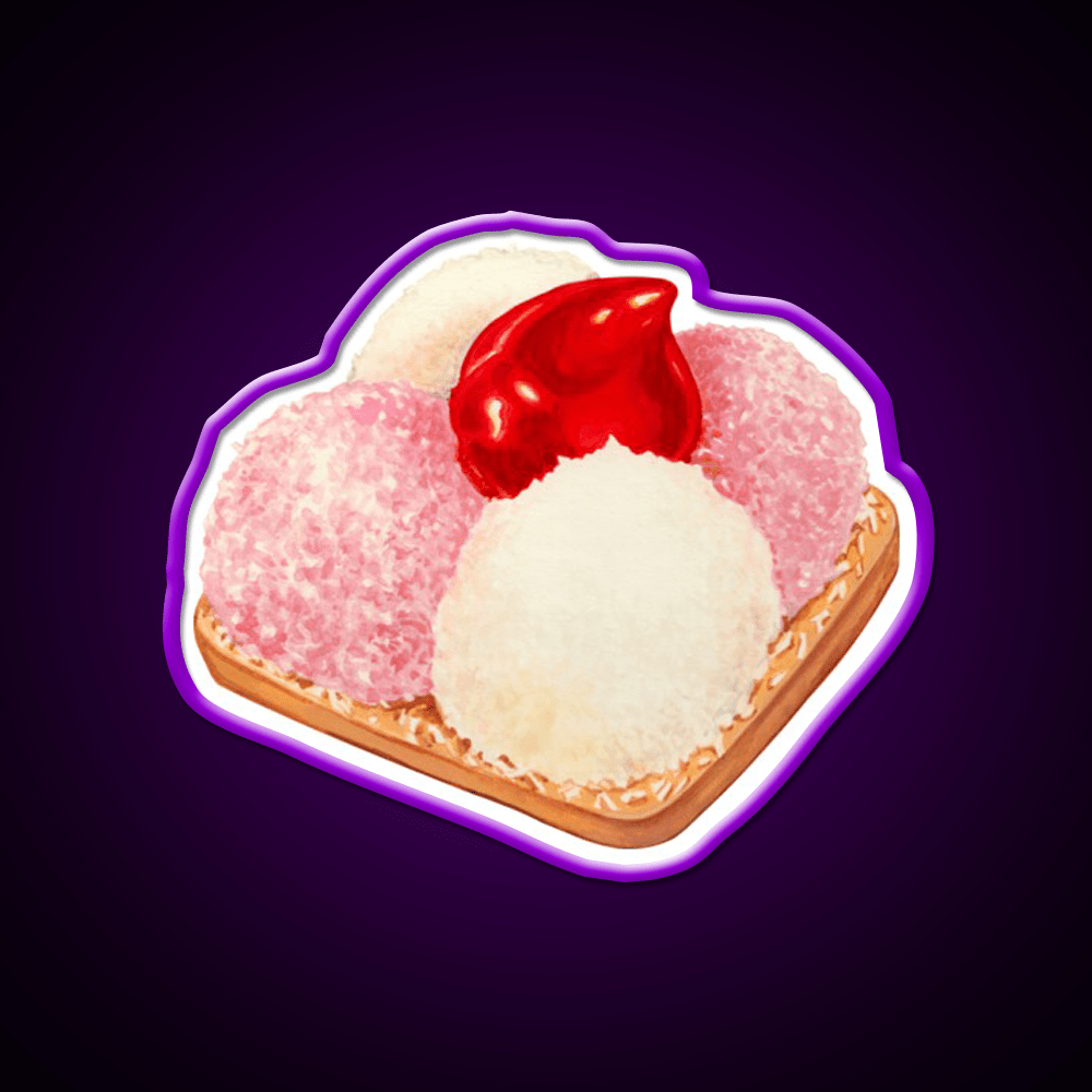 Mexican Snack Cookie White Snack Food Led Neon Sign Rgb Color - Shineneon