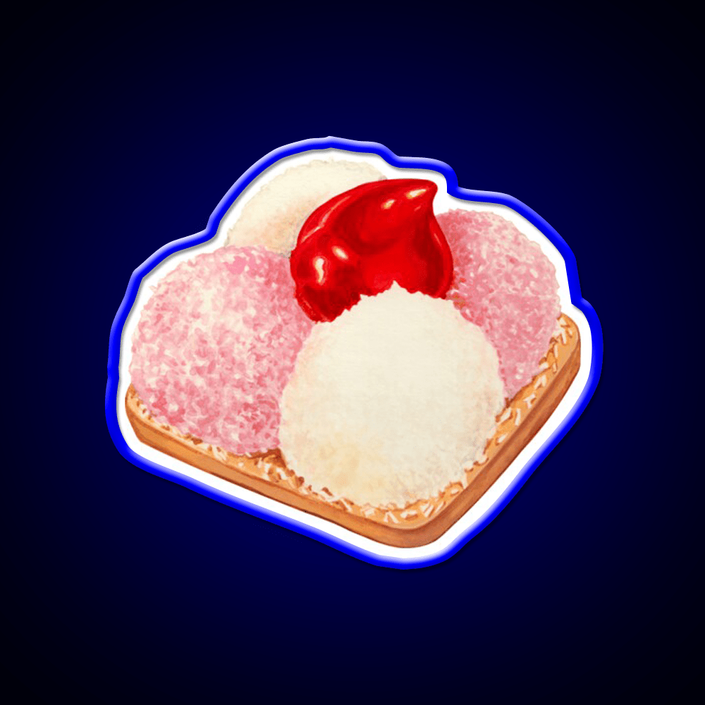Mexican Snack Cookie White Snack Food Led Neon Sign Rgb Color - Shineneon