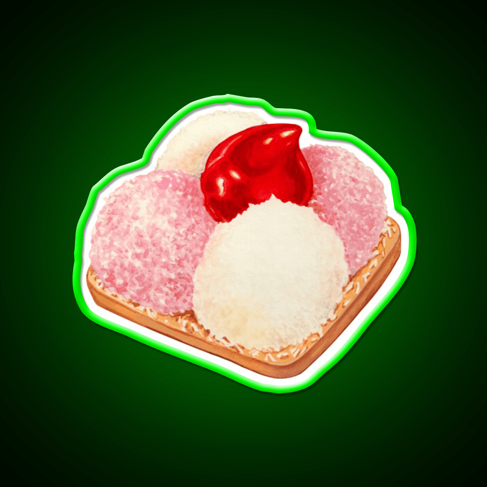 Mexican Snack Cookie White Snack Food Led Neon Sign Rgb Color - Shineneon