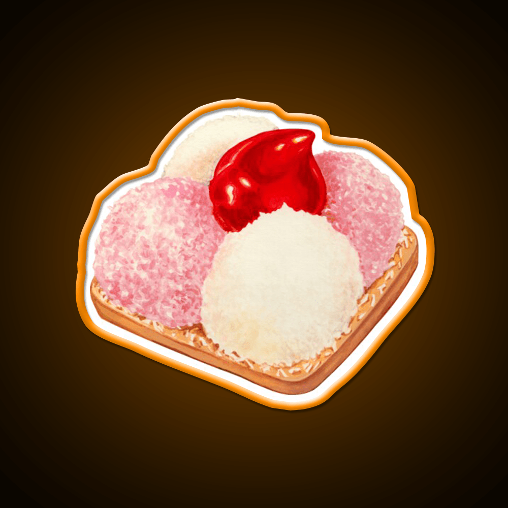 Mexican Snack Cookie White Snack Food Led Neon Sign Rgb Color - Shineneon