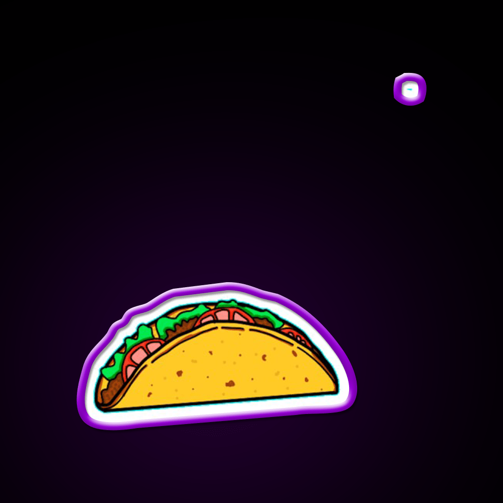 Mexican Taco Led Neon Sign Mexican Food Sign Rgb Color - Shineneon