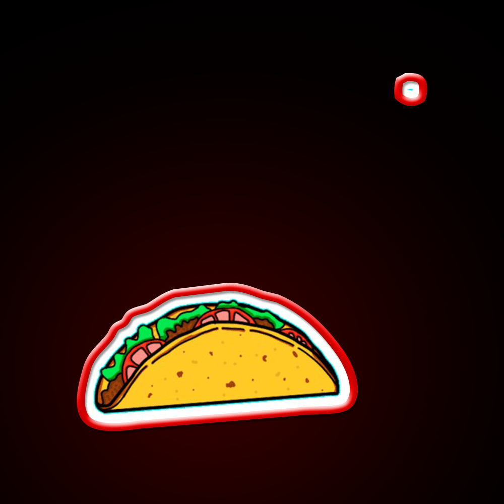 Mexican Taco Led Neon Sign Mexican Food Sign Rgb Color - Shineneon