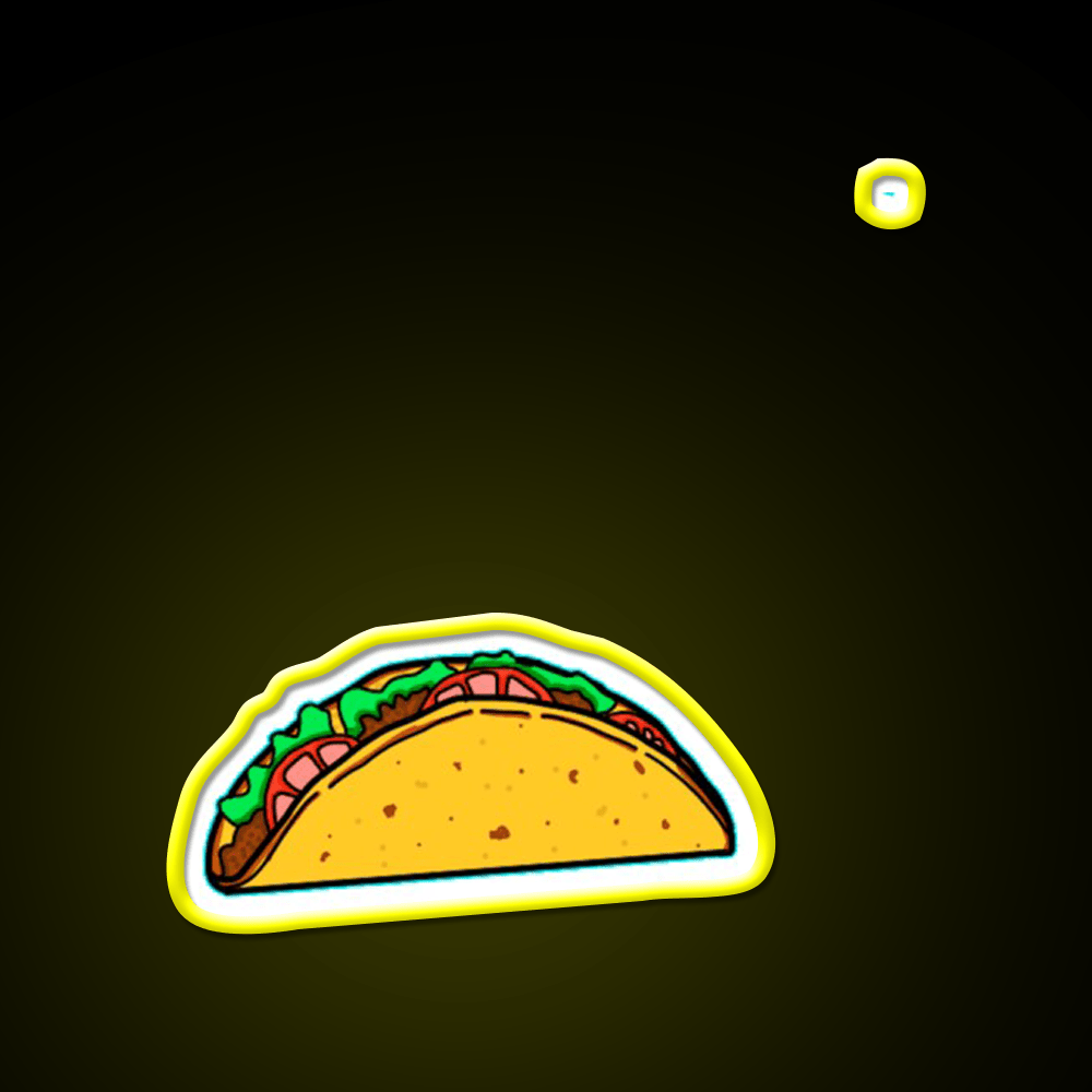 Mexican Taco Led Neon Sign Mexican Food Sign Rgb Color - Shineneon