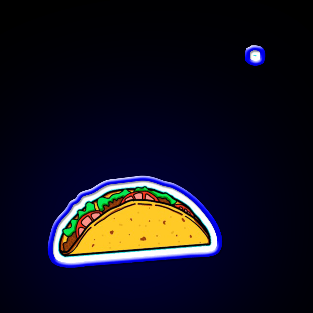 Mexican Taco Led Neon Sign Mexican Food Sign Rgb Color - Shineneon