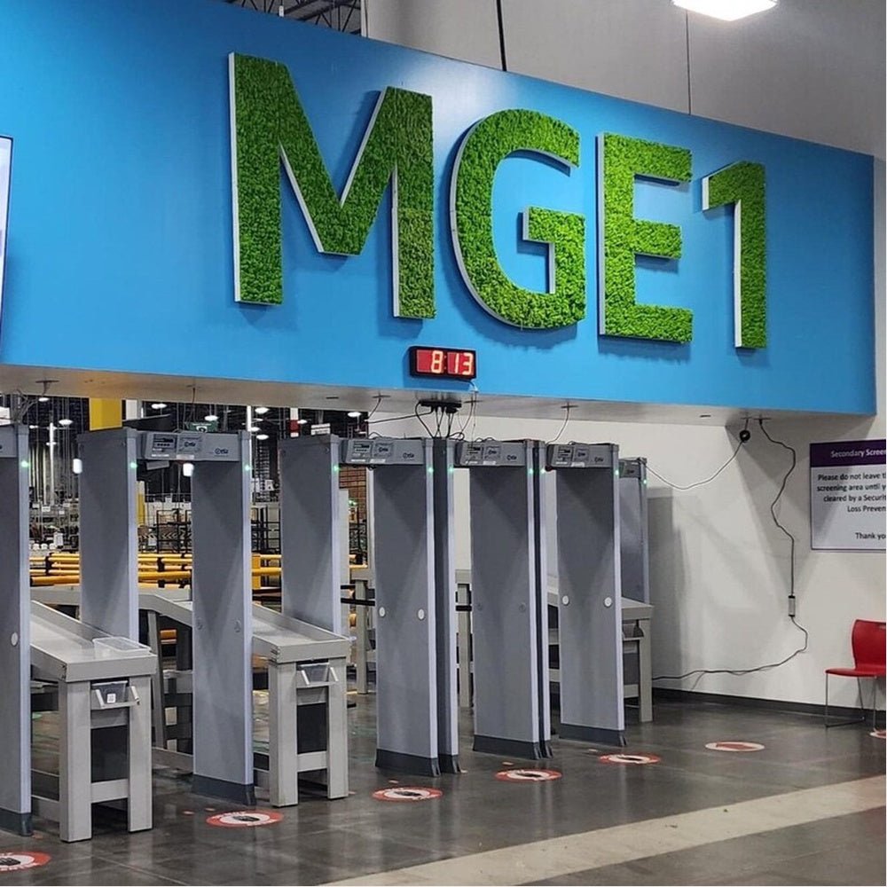 Mge1 3D Moss Letter Sign - Shineneon