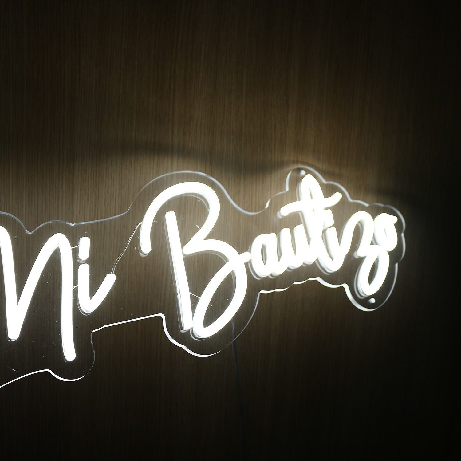 Mi Bautizo White Led Neon Sign - Shineneon