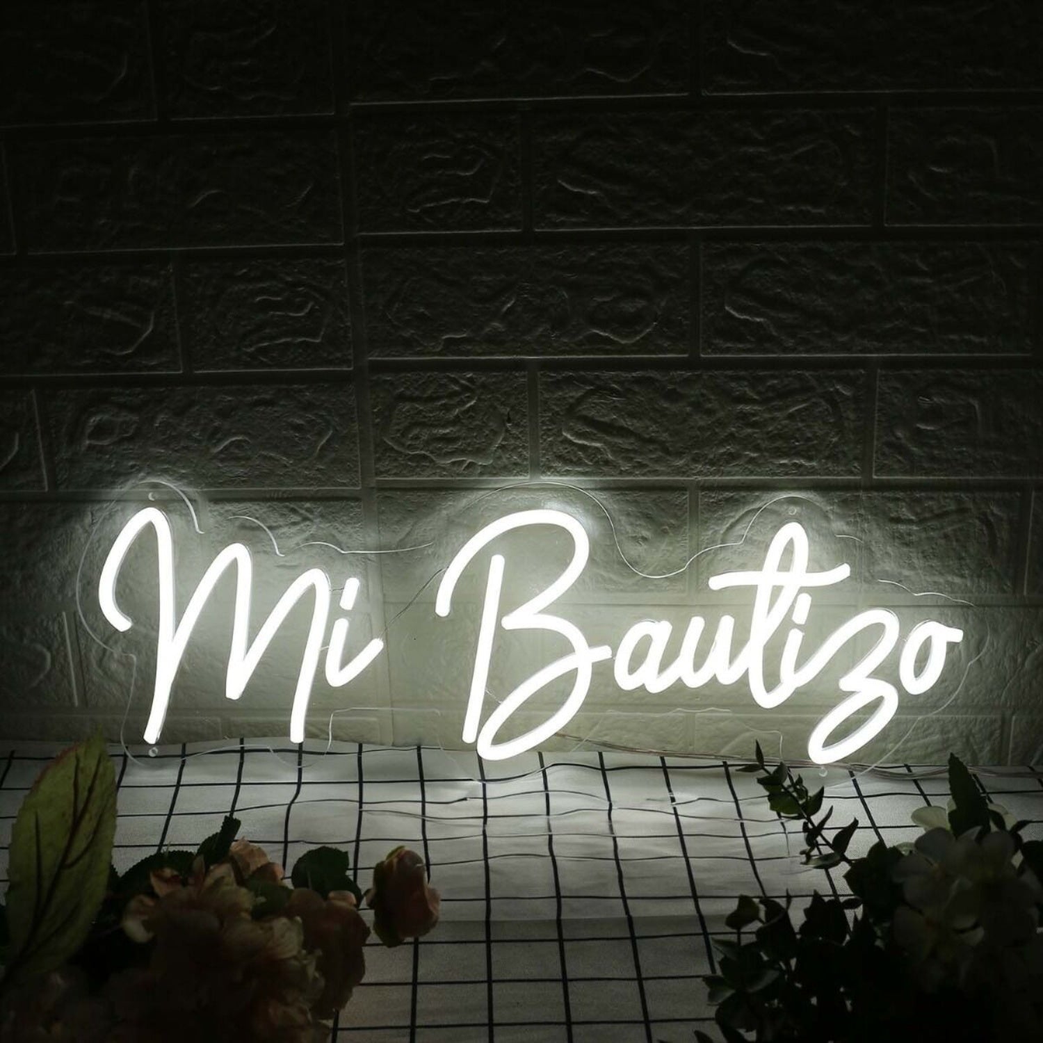Mi Bautizo White Led Neon Sign - Shineneon