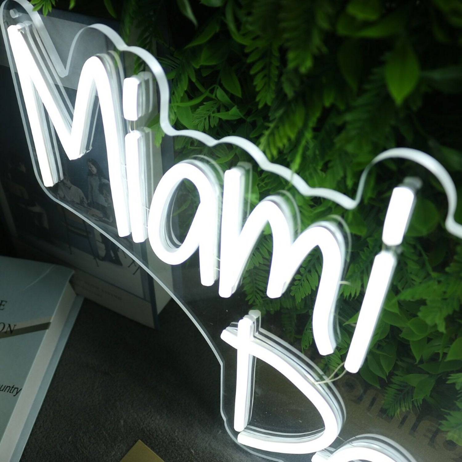 Miami Balloon Decor White Led Neon Sign - Shineneon