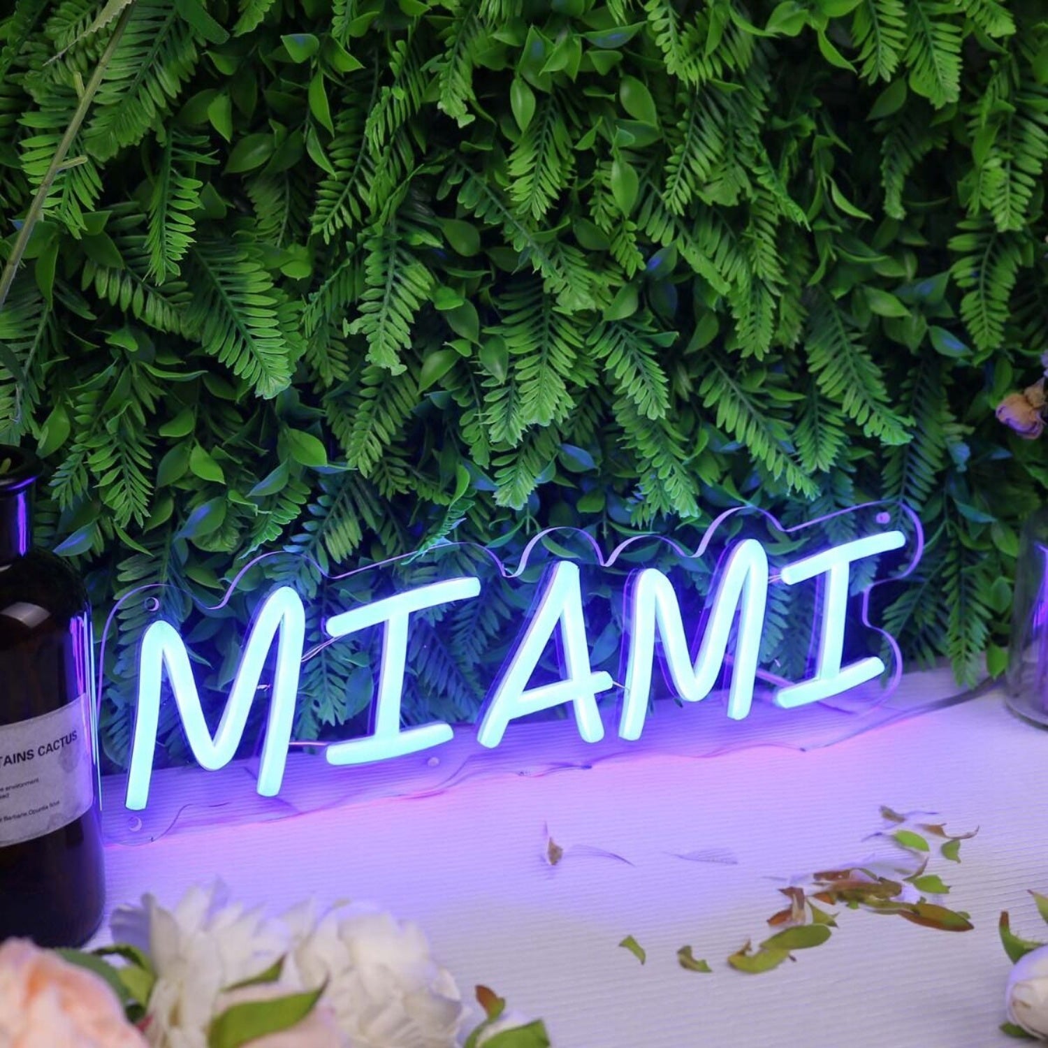 Miami Blue Led Neon Sign - Shineneon