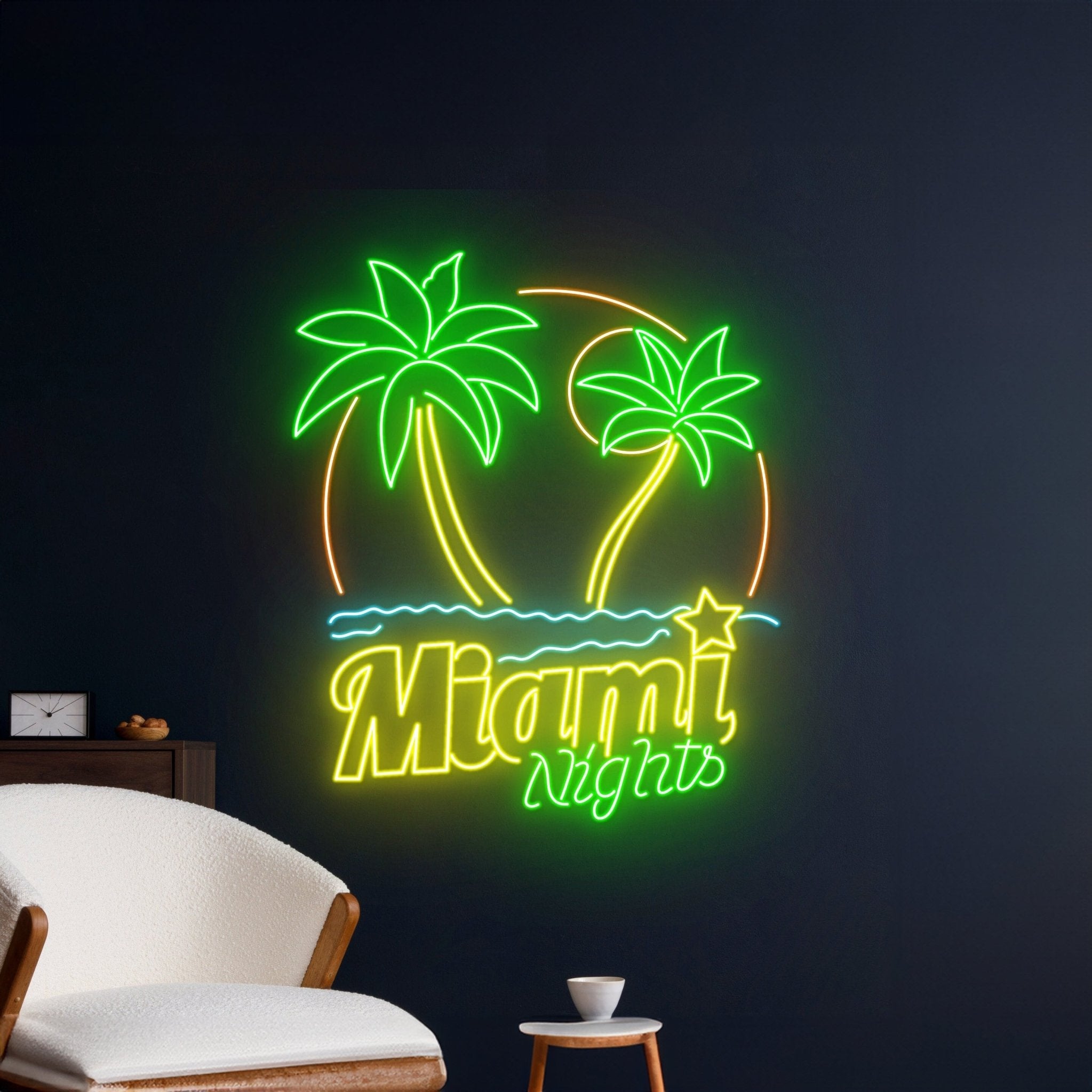 Miami Nights Neon Light - Shineneon