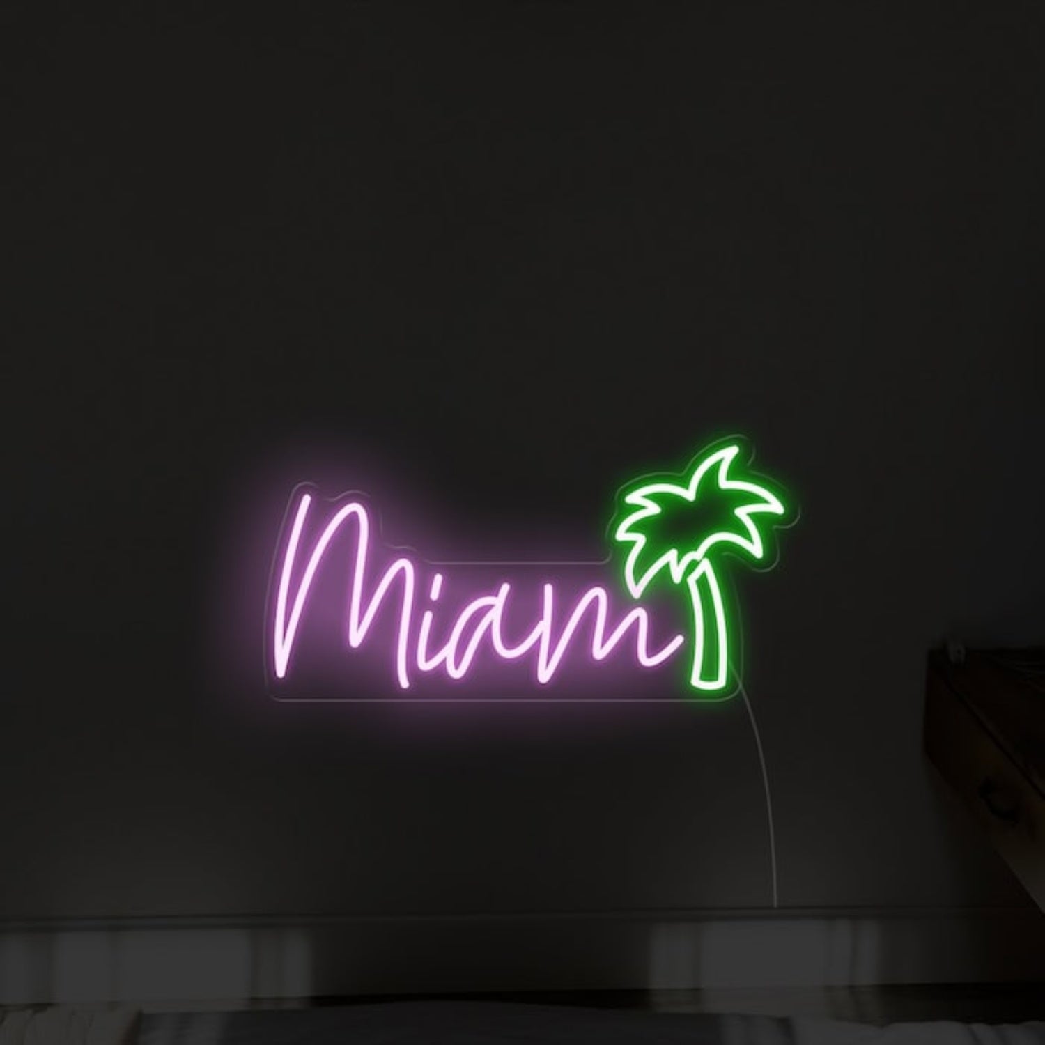 Miami Palm Tree Led Neon Sign Wall Art | Shineneon