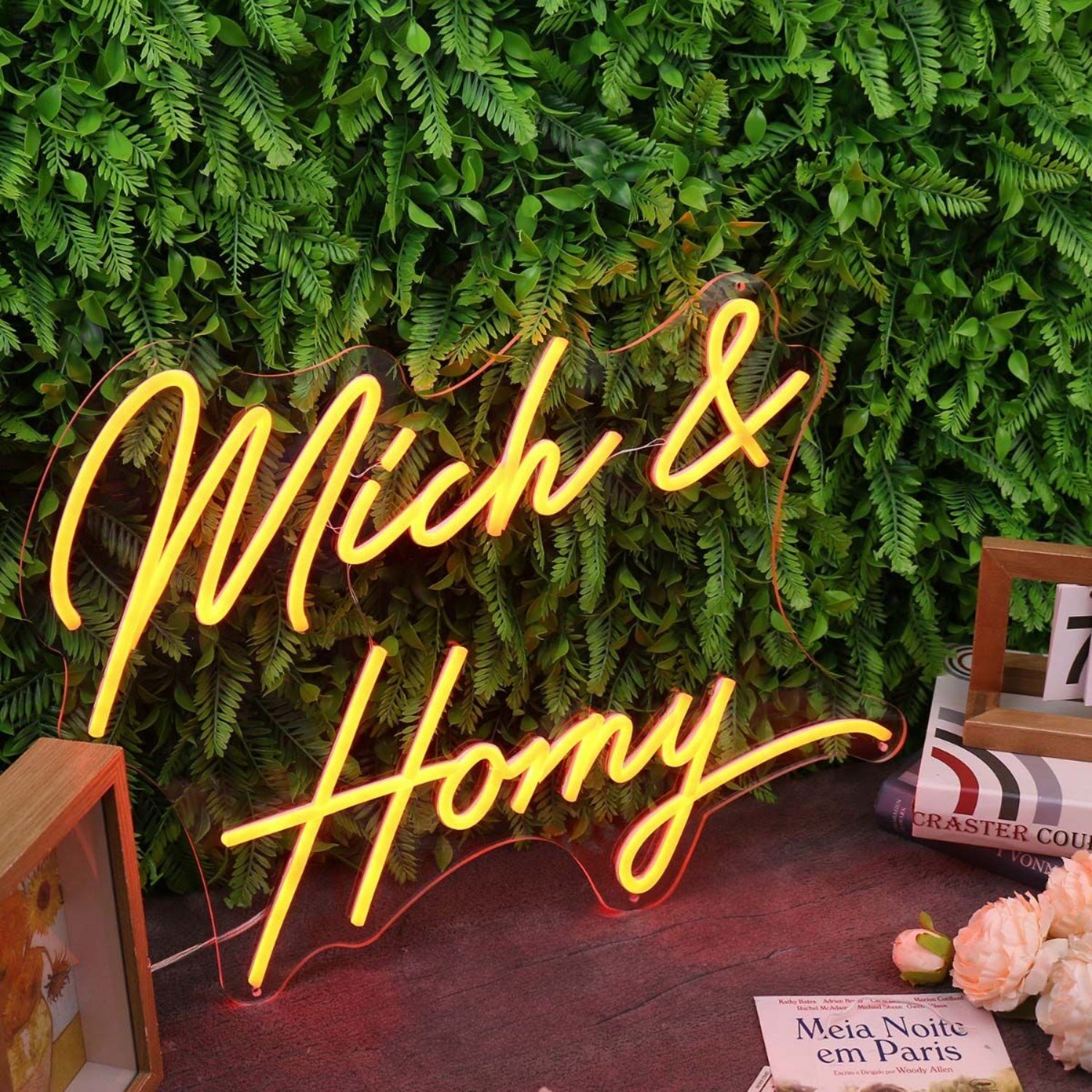 Mich And Horny Orange Led Neon Sign - Shineneon