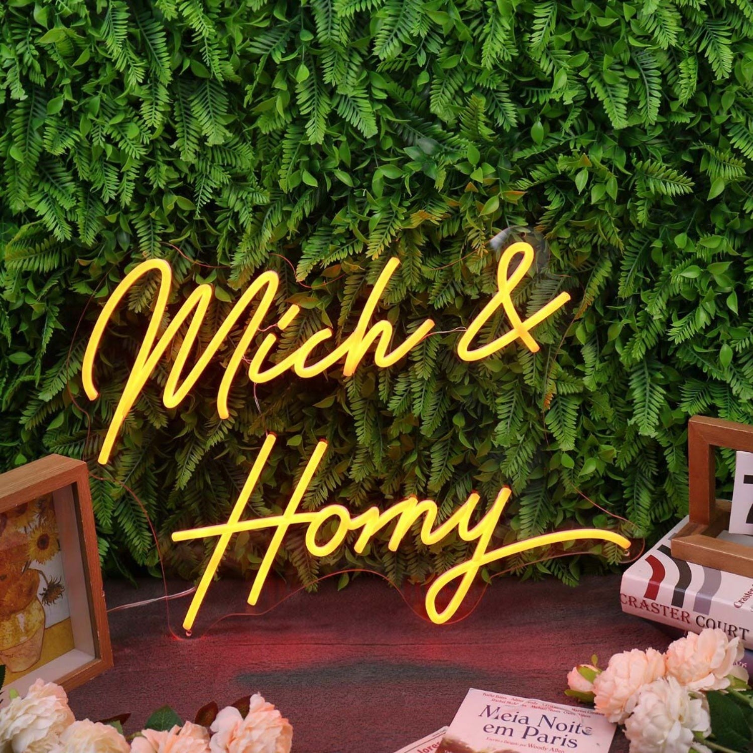 Mich And Horny Orange Led Neon Sign - Shineneon