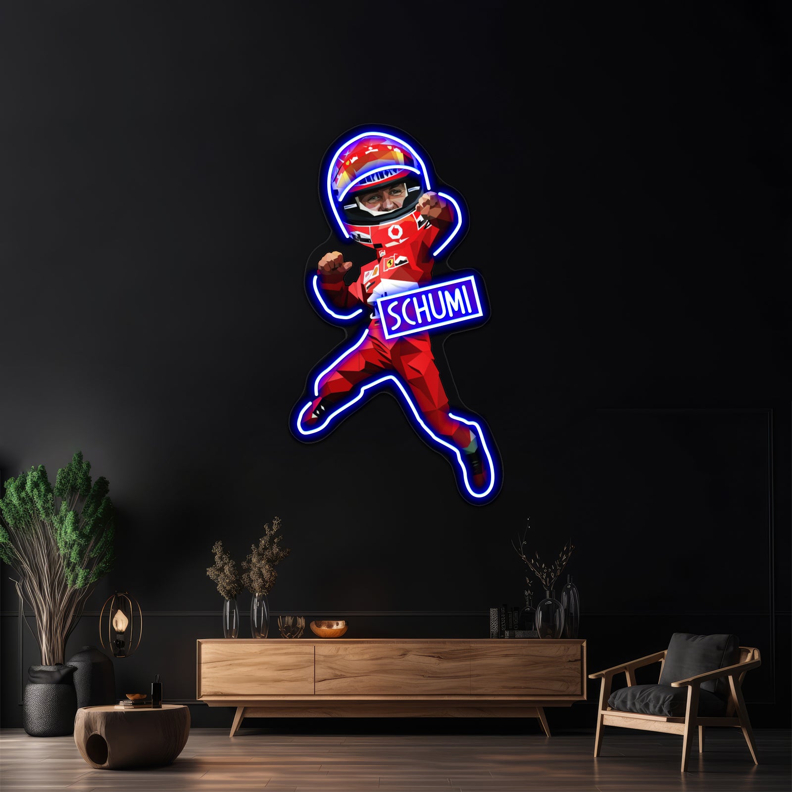 Michigan Flower Artwork Custom Neon Sign For Home Decor