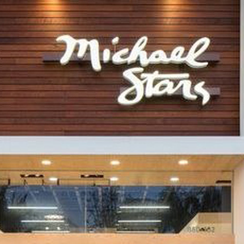 Michael Stars 3D Frontlit Channel Letters Led Light Sign