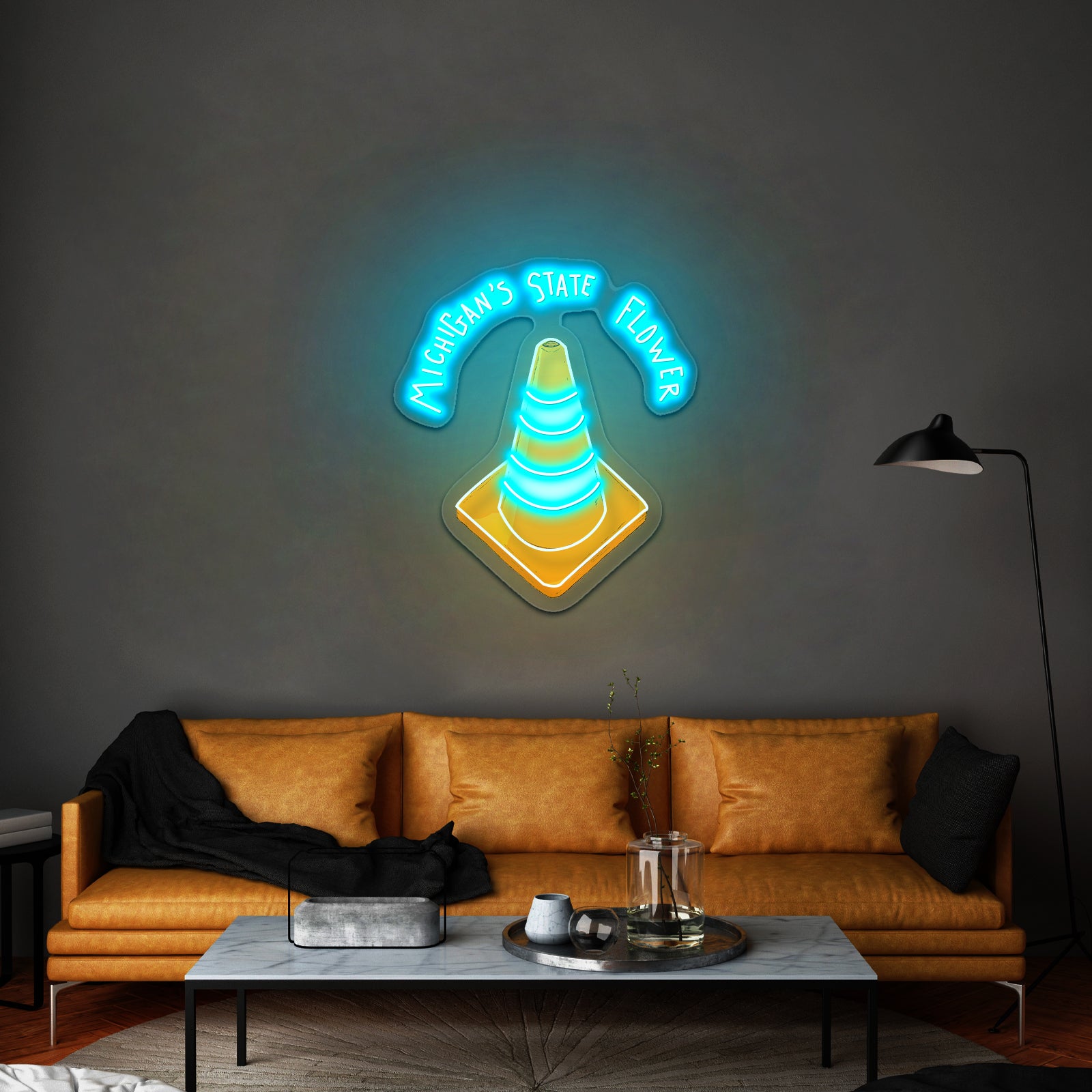 Michigan Lighthouse Artwork Led Signs