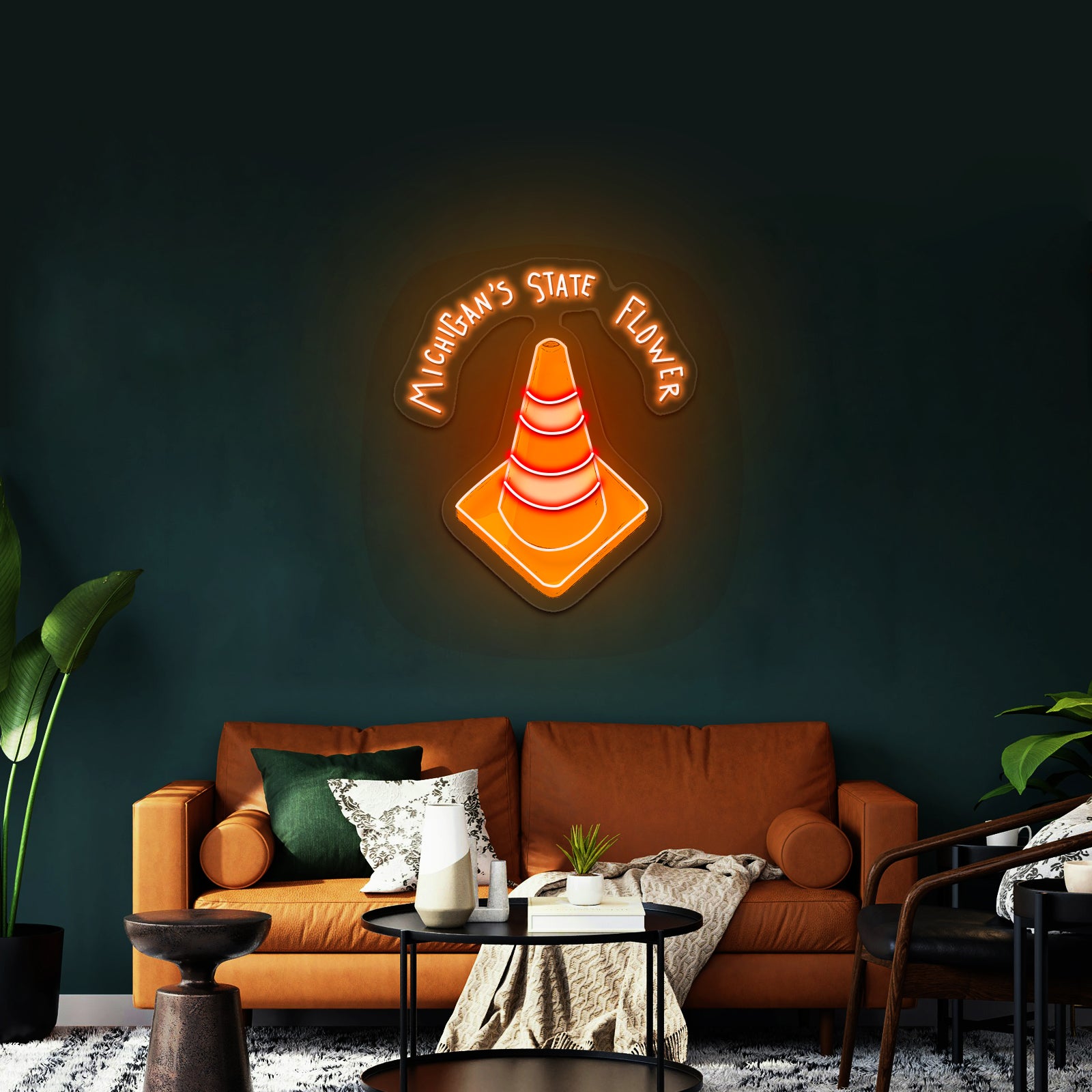 Michigan Lighthouse Artwork Led Signs