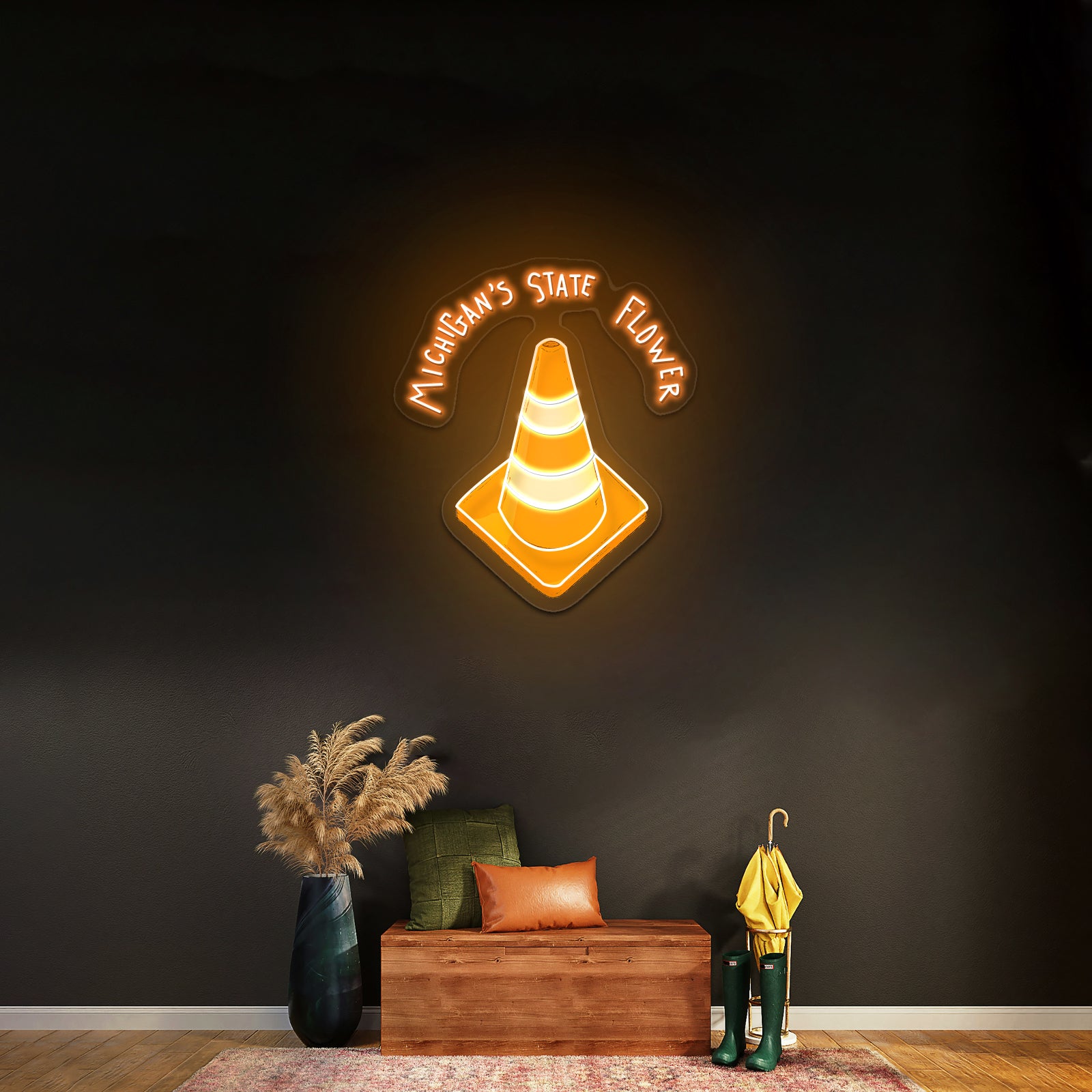 Michigan Lighthouse Artwork Led Signs