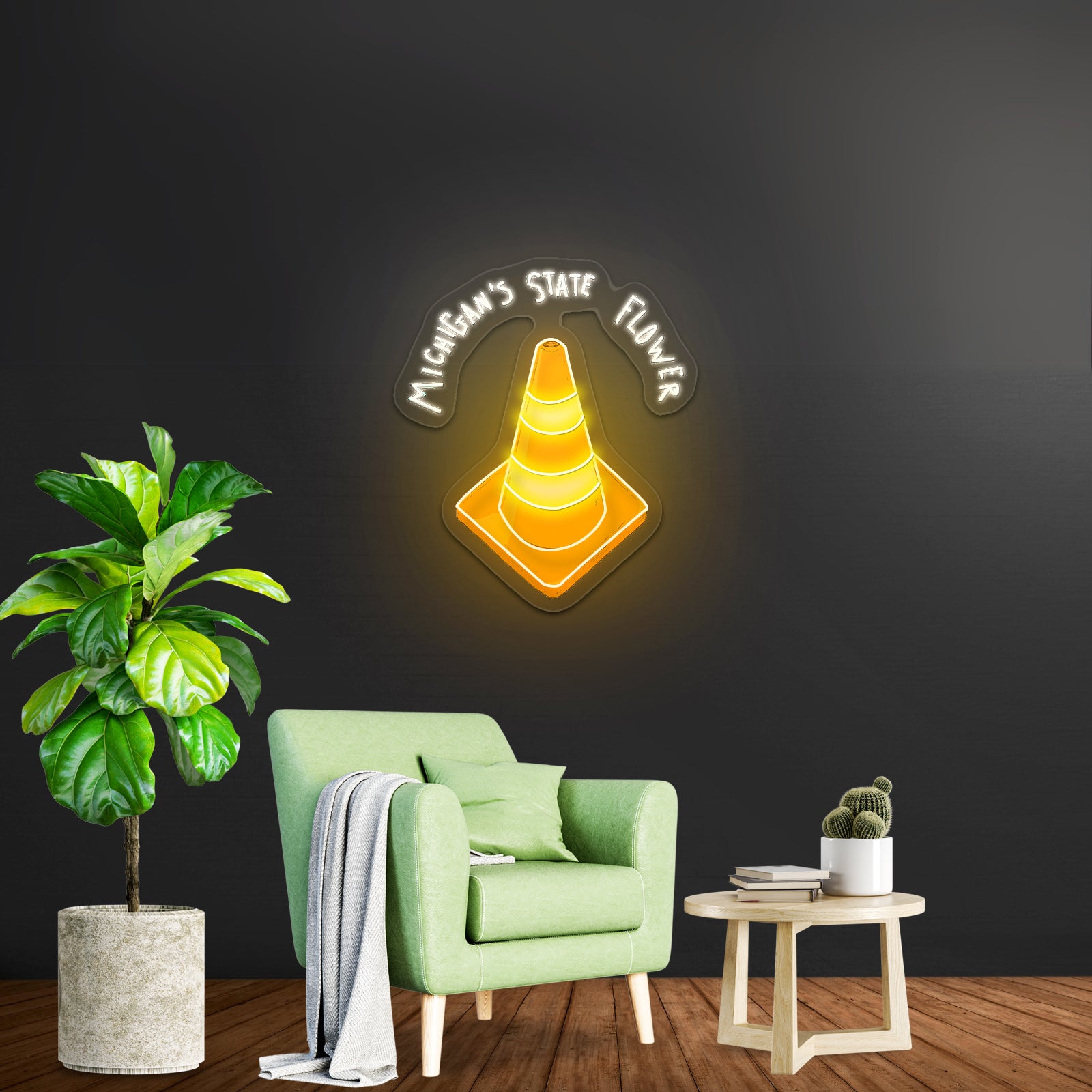 Michigan Lighthouse Artwork Led Signs