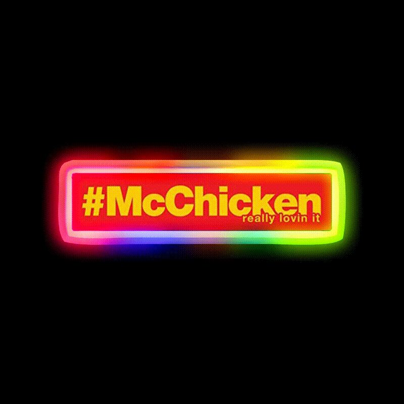 Michigan State Fast Food Led Neon Sign For Burger Place Rgb Color - LED neon sign close-up detail