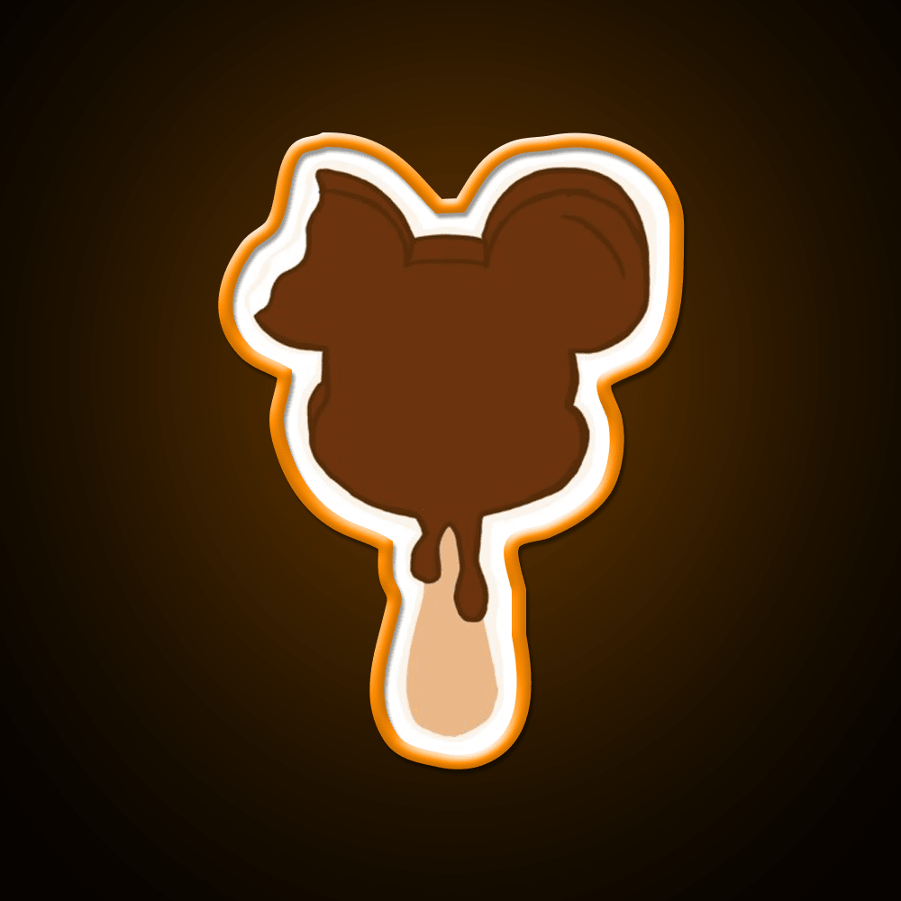 Mickey Ice Cream Snack Food Led Neon Sign For Snack Room Rgb Color - Shineneon