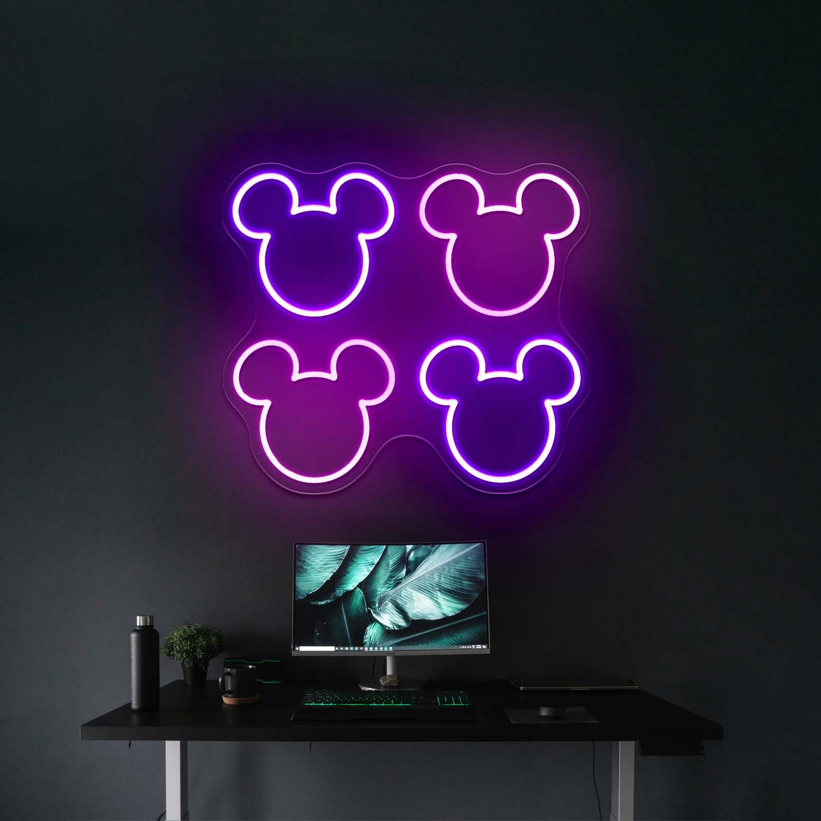 Mickey Multicolor Heads Led Neon Signs | Shineneon