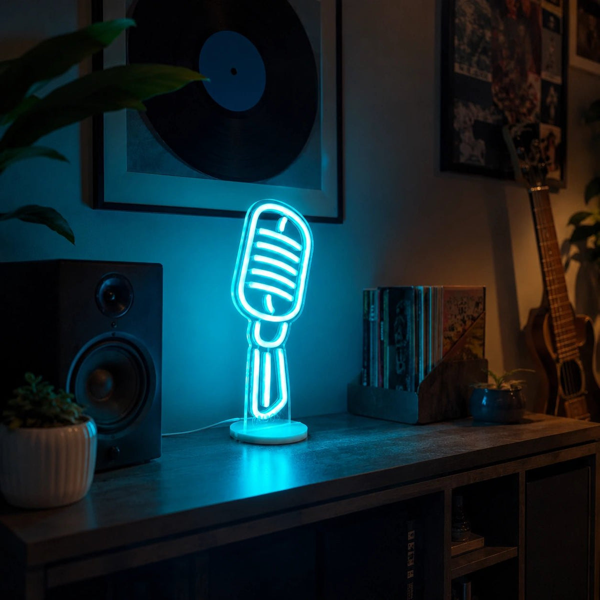 Microphone LED Neon Sign Man Cave Neon Sign - Shineneon
