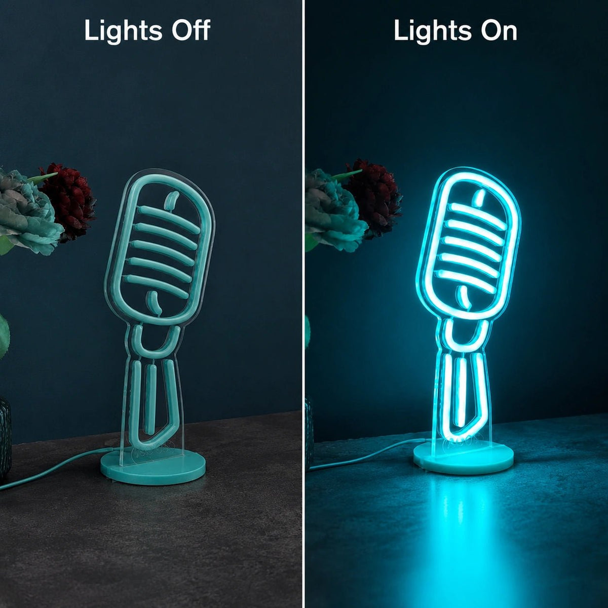 Microphone LED Neon Sign Man Cave Neon Sign - Shineneon