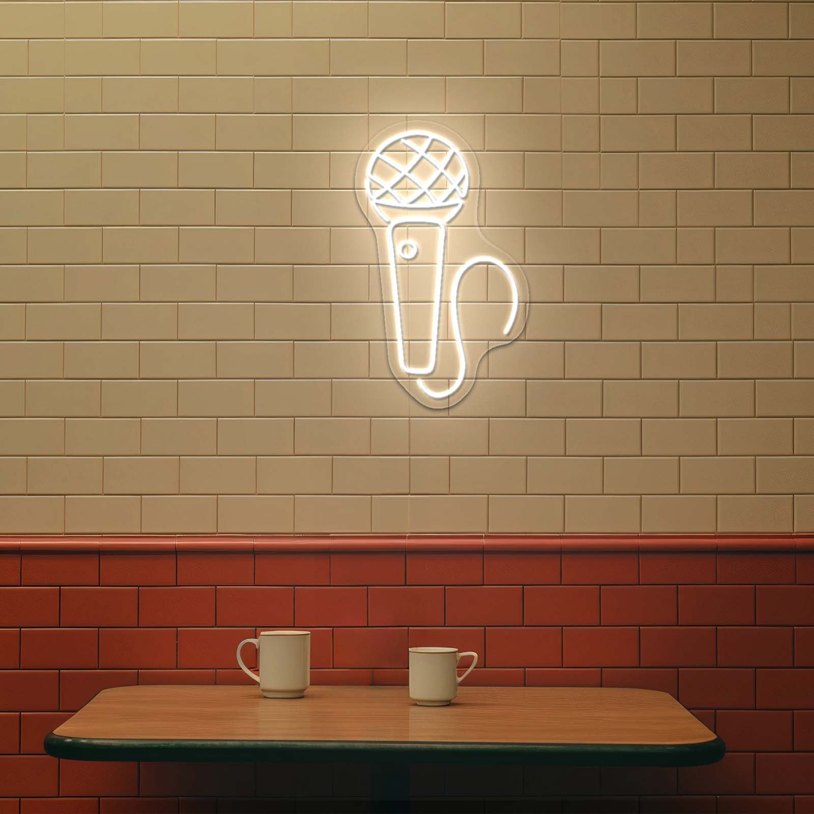 Microphone Neon Sign Music Led Sign Neon Led Signs - Shineneon