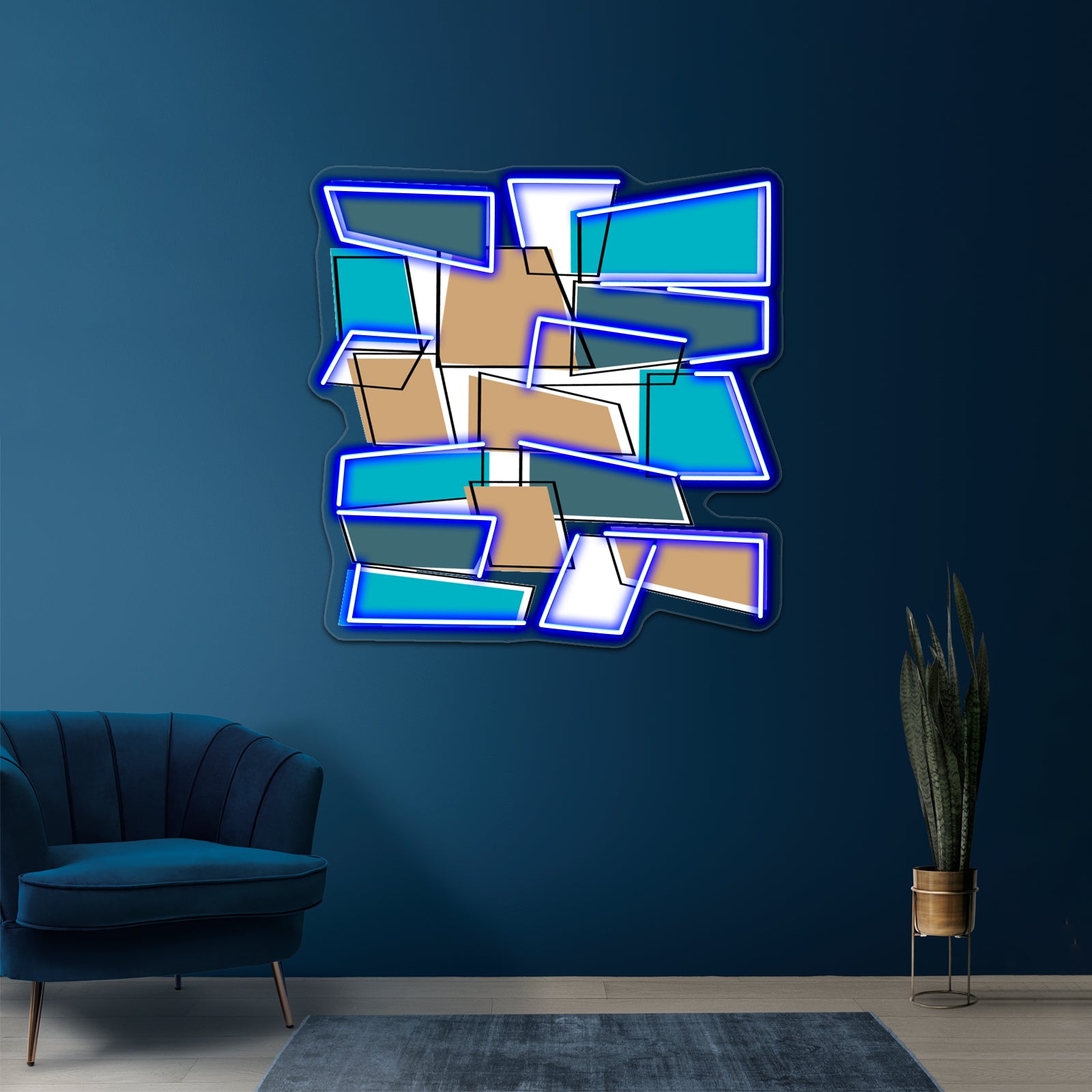 Mid Century Modern Atomic Abstract Wall Artwork Neon Signs | Shineneon