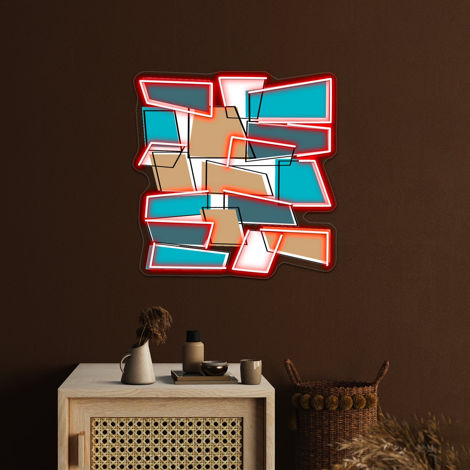 Mid Century Modern Atomic Abstract Wall Artwork Neon Signs | Shineneon