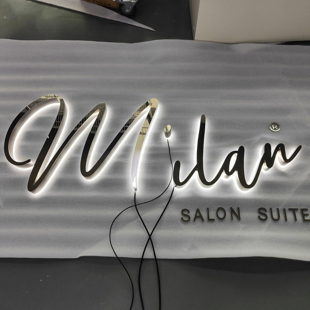 Midan Salon Suite 3D Backlit Channel Letters Led Light Sign - Shineneon