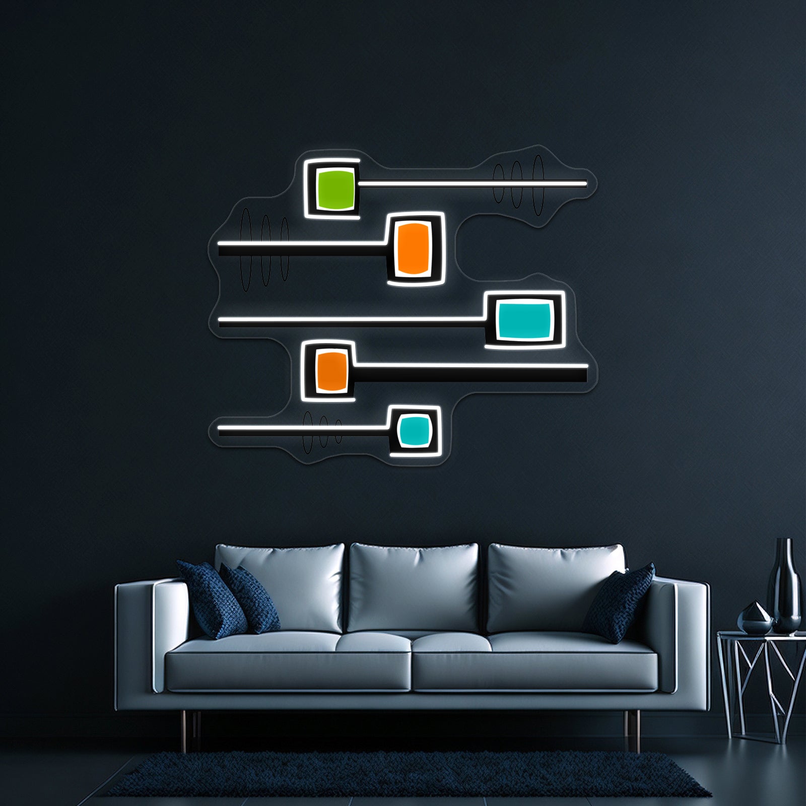 Midcentury Modern Abstract Wall Artwork Neon Signs | Shineneon